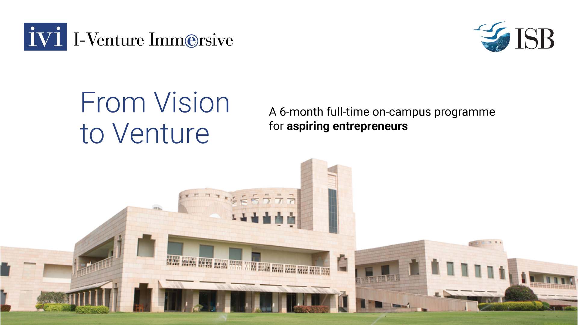 ivi - I-Venture Immersive programme by ISB