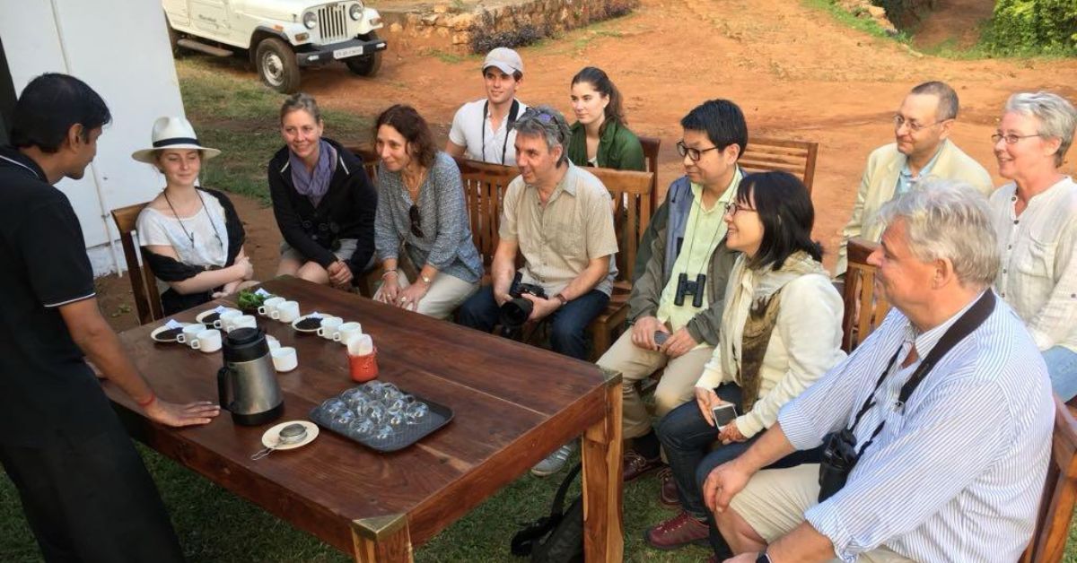 One of the tea tasting sessions organised at O'Land Plantation Stay,