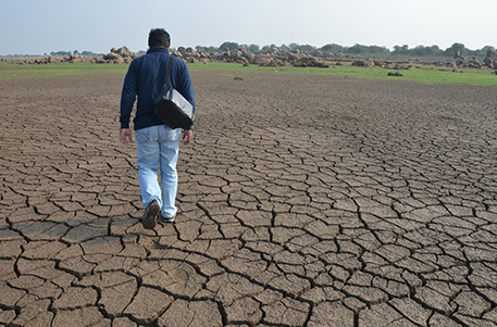 Helped village folk fight drought