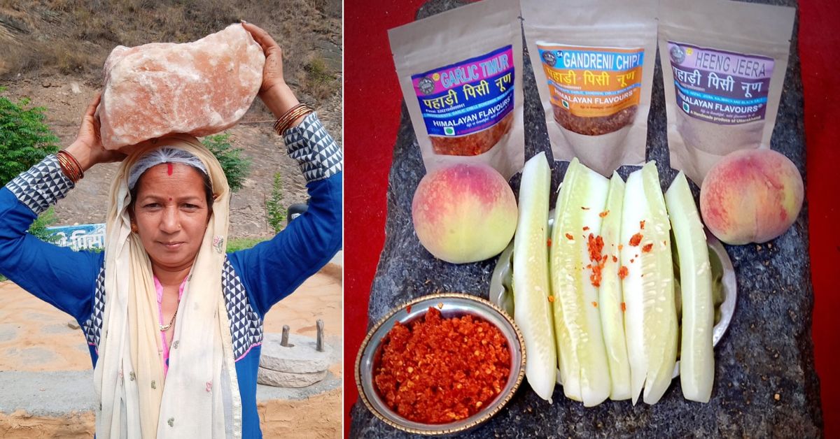 HimFla sources pink rock salt from Pakistan and the rest of the spices and herbs from 1,000 small farmers in Uttarakhand.