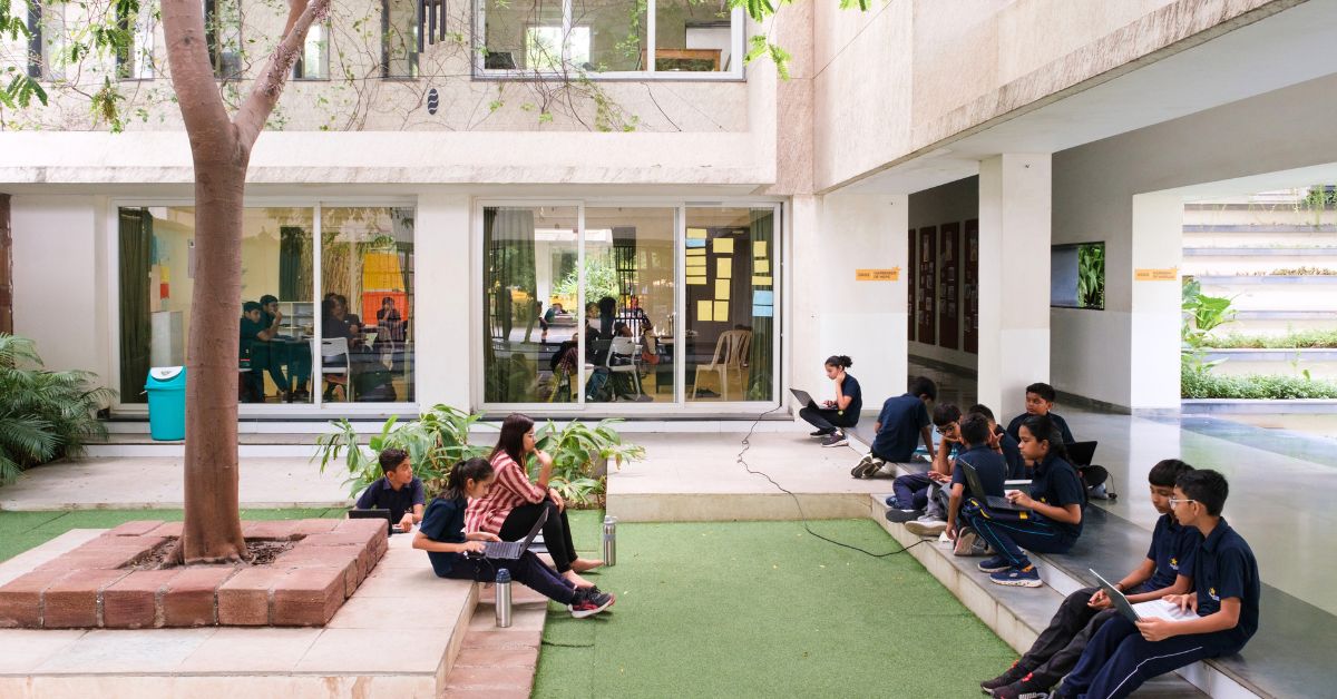 Rajkot's Northstar School practices rainwater harvesting, uses little electricity and ensures that children spend more time outdoors.