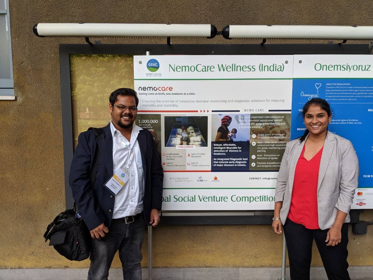 Manoj and Pratyusha, Founders of Nemocare