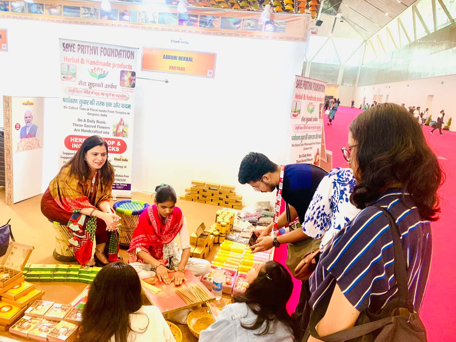 Poonam started recycling floral waste in June 2019