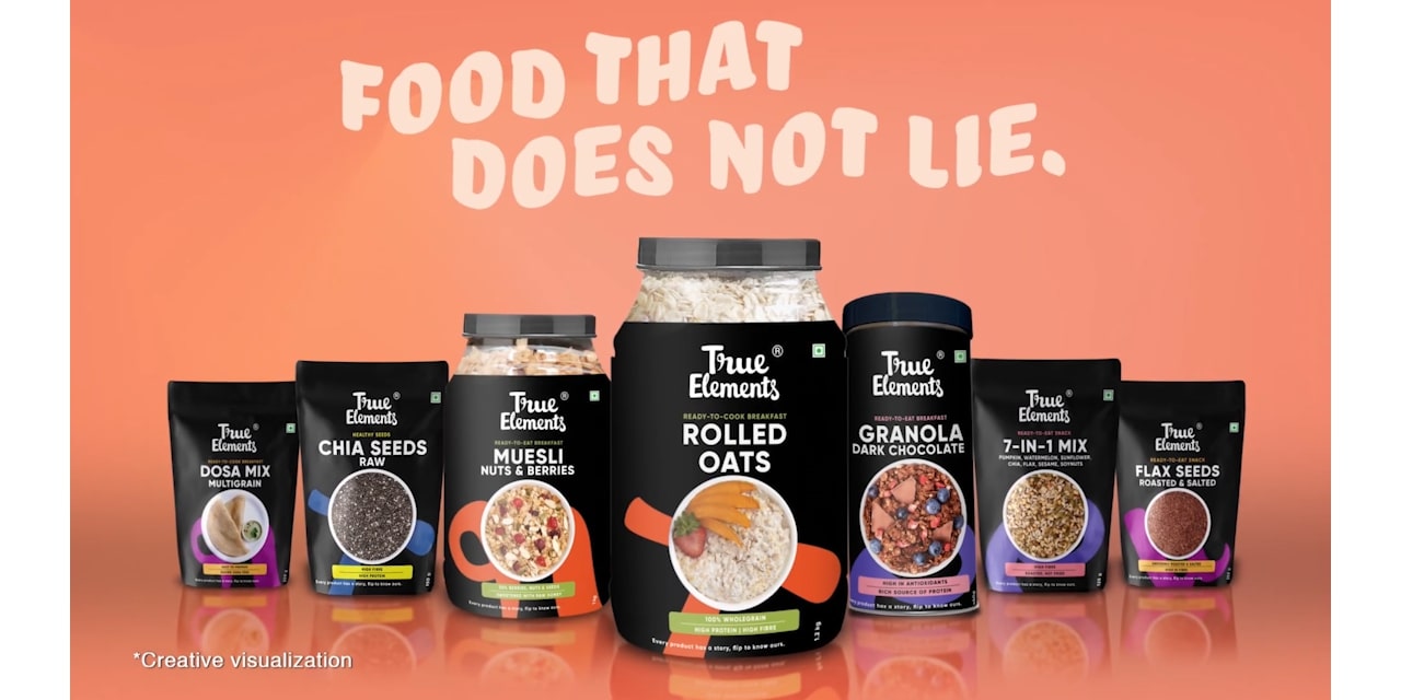 True Elements offers a range of products —from breakfast, snacks and dry fruits.